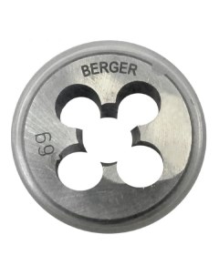 Плашка метрическая BG1006 М8х1 25 мм внешний диаметр 25 мм Berger