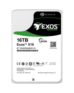 Жесткий диск Exos X16 16Тб HDD SATA III ST16000NM001G Seagate