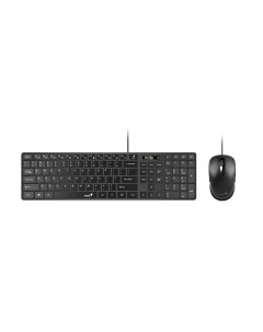 Комплект мыши и клавиатуры SlimStar C126 черный Genius
