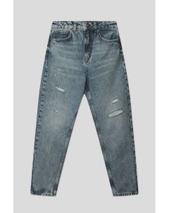 Укороченные джинсы с разрезами Loft