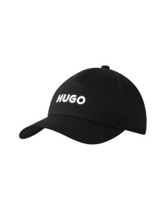Хлопковая бейсболка с логотипом бренда Hugo