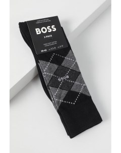 Набор из двух пар классических носков с принтом Boss