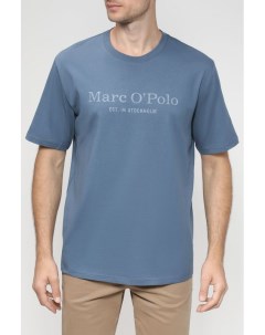 Хлопковая футболка с принтом логотипа Marc o'polo