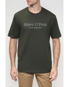 Хлопковая футболка с принтом логотипа Marc o'polo
