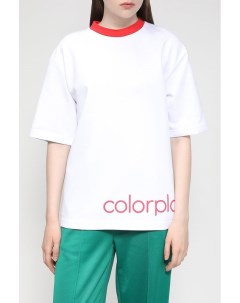 Хлопковая футболка с логотипом Colorplay