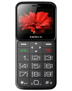 Мобильный телефон TM В226 черный красный Texet