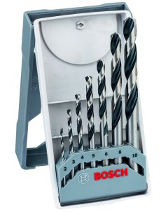 Набор сверл по металлу PointTeQ 2608577347 для дрелей 7 предметов Bosch