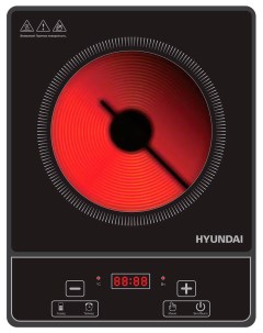 Настольная плита HYC 0121 черный Hyundai