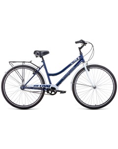 Велосипед CITY 28 low 3 0 28 3 ск рост 19 темно синий белый RBK22AL28028 Altair