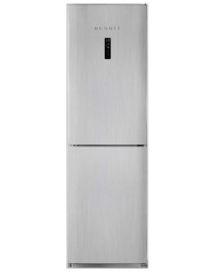 Двухкамерный холодильник 344E серебристый металлопласт Benoit
