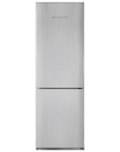 Двухкамерный холодильник 314 серебристый металлопласт Benoit