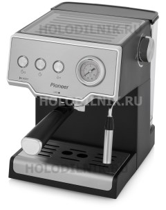 Кофеварка CM112P черный с серебристым Pioneer