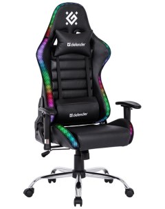 Игровое компьютерное кресло Ultimate Черный, Light, полиуретан, 60 мм Defender