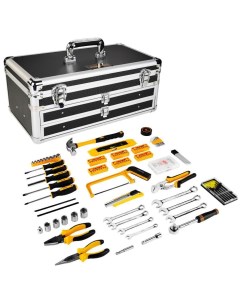 Набор инструментов Premium DKMT240 240 предметов в чемодане желтый Деко