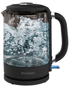 Чайник электрический HYK G3402 1 7 л серый серебристый Hyundai