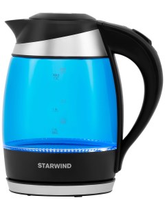 Чайник электрический SKG2216 1 8 л синий черный Starwind