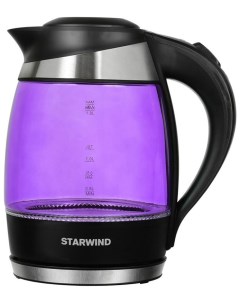 Чайник электрический SKG2217 1 8 л фиолетовый черный Starwind
