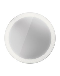 Happy D 2 Plus Зеркало круглое 900 x 47 мм с подсветкой декор radial версия sensor Duravit