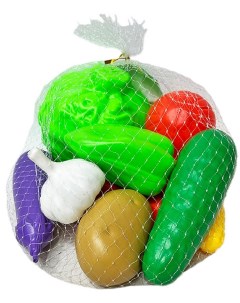 Набор игровой Toy mix Овощи 10 предметов Polimer plastik