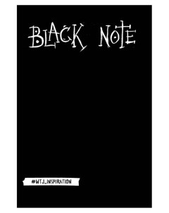 Блокнот Black Note Креативный с черными страницами А5 96 л Эксмо