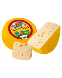 Сыр полутвердый Маасдам 45 БЗМЖ вес Староминское