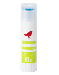 Клей карандаш цветной 10 г Ашан красная птица