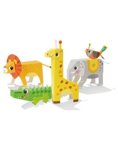 Набор для творчества 3D Оригами Животные Tooky toy