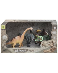Набор фигурок динозавров 12 см 4 шт Kiddieplay