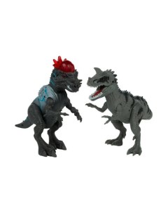 Интерактивная игрушка Фигурки динозавра Пахицелафозавр и Карнотавр Kiddieplay