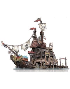 3D пазл Пиратский корабль Тортуга 218 деталей Cubicfun