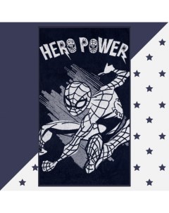 Полотенце махровое Hero power Человек Паук 130х70 см Marvel