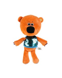 Мягкая игрушка Медвежонок Кеша в футболке с пайетками Мульти-пульти