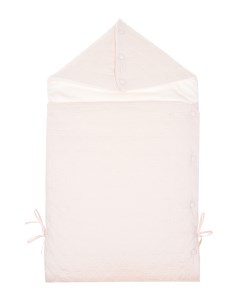 Розовый конверт для новорожденного с вышивкой Cannage детский Dior