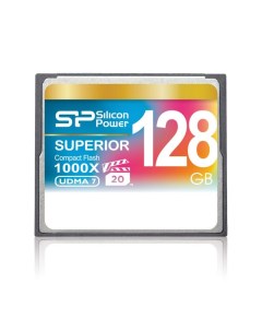 Карта памяти 128GB SP128GBCFC1K0V10 Compact Flash 1000x Silicon power