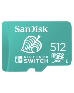 Карта памяти MicroSDXC 512GB SDSQXAO 512G GN3ZN Class 10 UHS I A1 C10 V30 U3 for Nintendo Switch 100 Sandisk