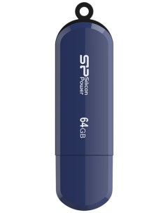 Накопитель USB 2 0 64GB Luxmini 320 синий Silicon power