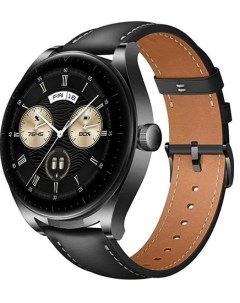 Часы Watch Buds 55029607 Black Leather Strap Huawei