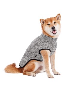 Свитер для собак меланжевый на молнии серый XL Rurri