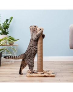 Когтеточка столбик 30х30х53 см для кошек Домоседы