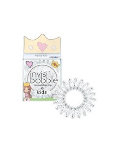 Kids Princess Sparkle Резинка для волос прозрачная с блёстками Invisibobble