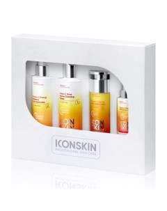 Набор средств c витамином С для ухода за всеми типами кожи 1 4 продукта Icon skin