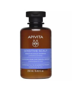 Шампунь для чувствительной кожи головы с пребиотиками и медом 250 мл Apivita