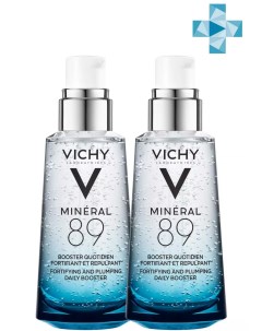 Комплект Ежедневный гель сыворотка для кожи подверженной внешним воздействиям Mineral 89 2 шт х 50 Vichy