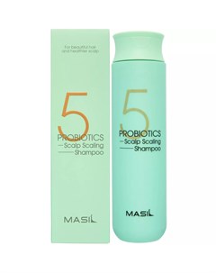 Шампунь для глубокого очищения кожи головы Probiotics Scalp Scaling Shampoo 300 мл Masil