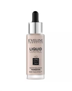 Инновационная жидкая тональная основа Liquid Control Ivory 005 32 мл Eveline cosmetics