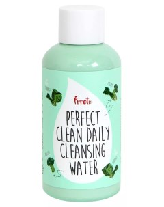 Очищающая вода для демакияжа лица глаз и губ Perfect clean 250 мл Prreti