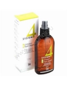 System 4 Therapeutic Chitosan Hair Repair R Терапевтический спрей R для восстановления всех типов во Sim sensitive