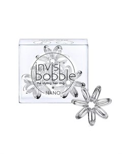 Резинка для волос Crystal Clear с подвесом прозрачный 3 шт Invisibobble