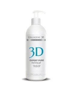 Expert Pure Гель очищающий для лица 500 мл Medical collagene 3d