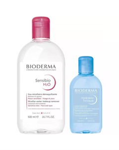 Набор для ежедневного очищения кожи лосьон 250 мл мицеллярная вода 500 мл Bioderma